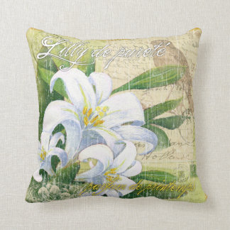 Almohada de tiro blanca de Lilly
