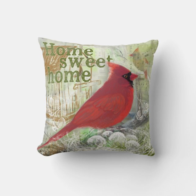 Almohada de tiro cardinal (Anverso)