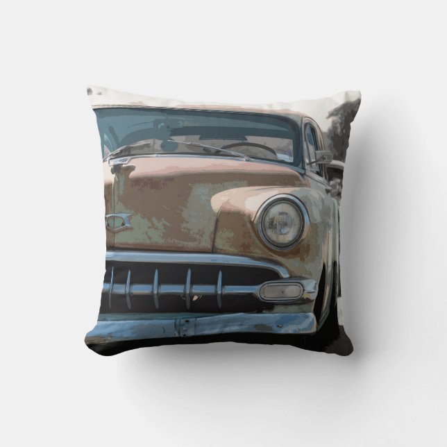 Almohada de tiro de 51 Chevy (Anverso)