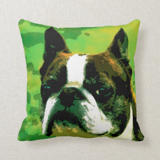 Almohada de tiro de Boston Terrier