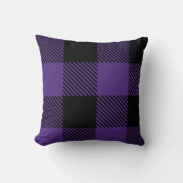 almohada de tiro de búfalo índigo