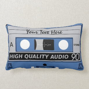 Almohada de tiro de encargo de la cinta de casete