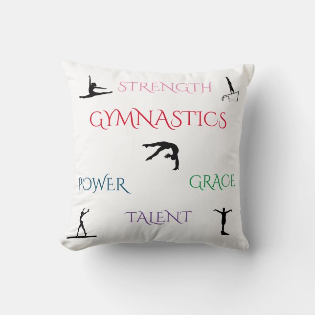 Almohada de tiro de encargo de la GIMNASIA (Anverso)