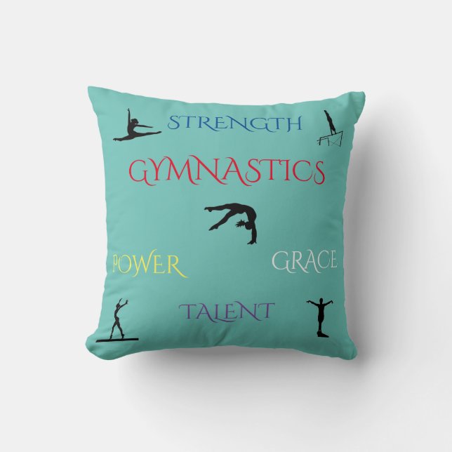 Almohada de tiro de encargo de la GIMNASIA (Anverso)