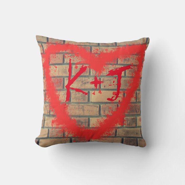 Almohada de tiro de encargo de la pared de (Anverso)