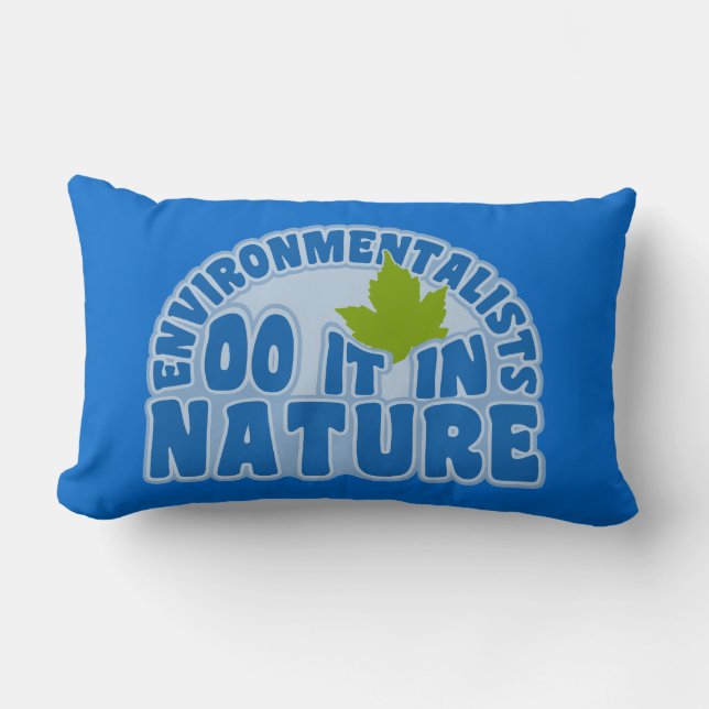 Almohada de tiro de encargo de los ecologistas (Anverso)