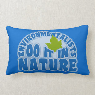 Almohada de tiro de encargo de los ecologistas