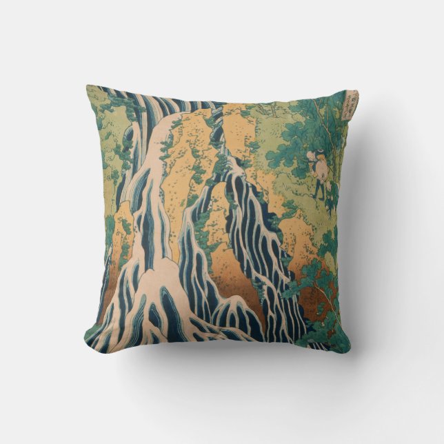 Almohada de tiro de encargo del arte japonés (Anverso)
