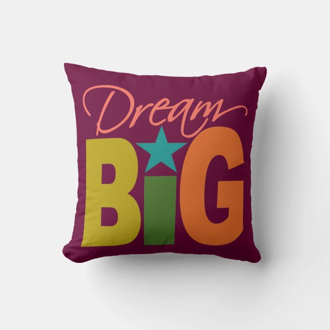 Almohada de tiro de encargo GRANDE ideal (Anverso)
