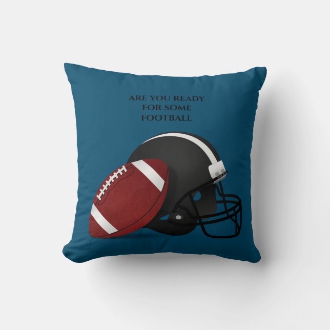 almohada de tiro de FÚTBOL. (Anverso)