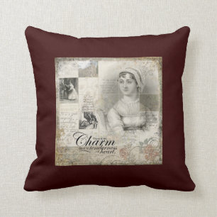 Almohada de tiro de Jane Austen