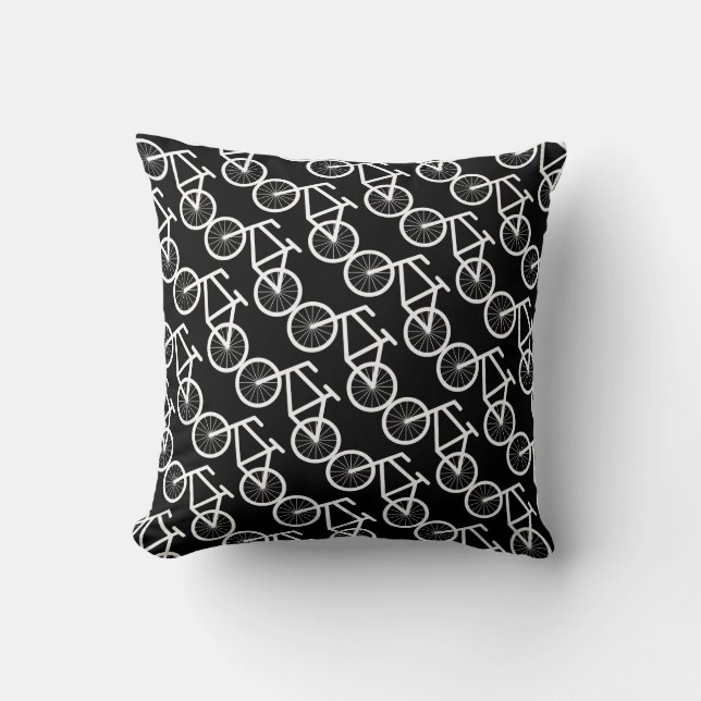 Almohada de tiro de la bicicleta para los amantes (Anverso)