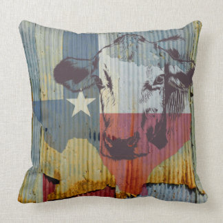 Almohada de tiro de la casa de rancho de ganado de