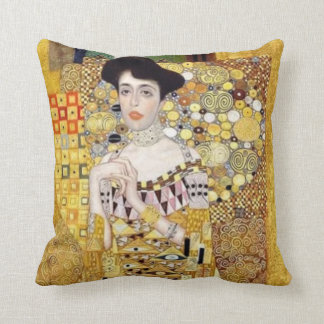 Almohada de tiro de la impresión del oro de Klimpt