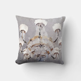 Almohada de tiro de la lámpara de la acuarela
