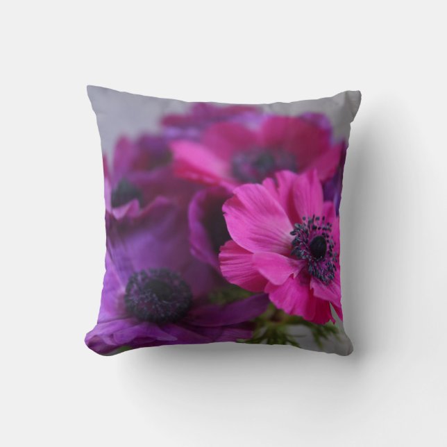 almohada de tiro de las anémonas (Anverso)