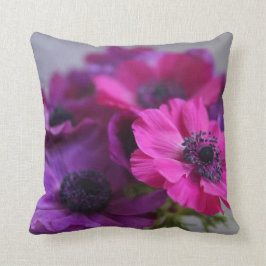 almohada de tiro de las anémonas