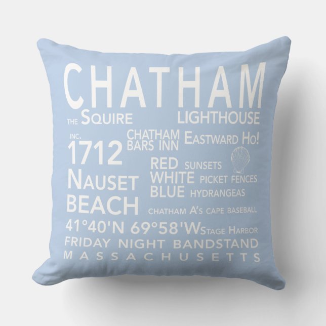 Almohada de tiro de las MAMÁES de Chatham (Anverso)