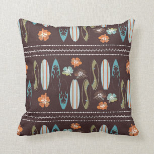 almohada de tiro de las personas que practica surf