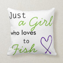 almohada de tiro de los pescados