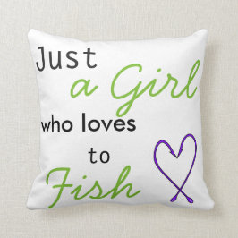 almohada de tiro de los pescados