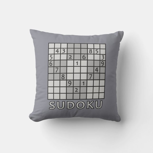 Almohada de tiro de SUDOKU (Anverso)