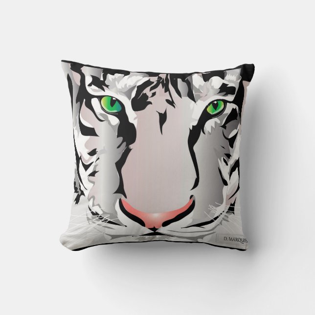 ALMOHADA DE TIRO DE TIGER-WHITE/GREY (Anverso)