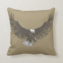 Almohada de tiro del arte de Eagle