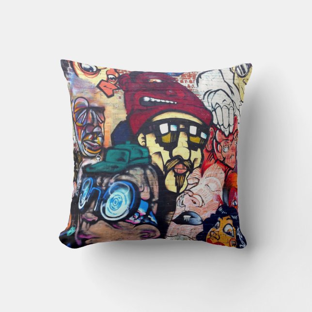 Almohada de tiro del arte/de la pintada de la (Anverso)