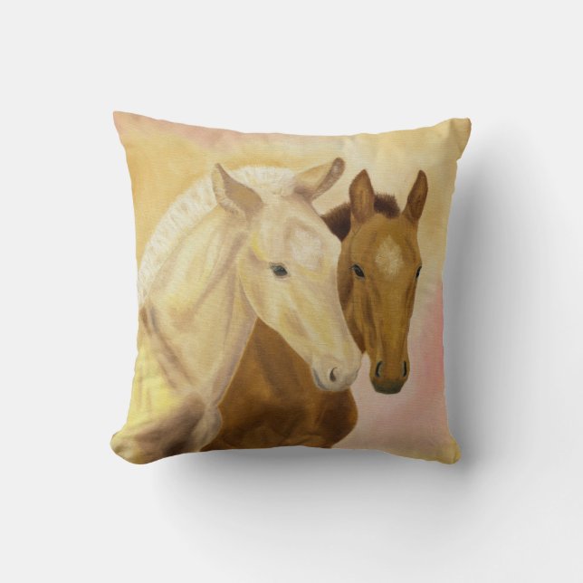 Almohada de tiro del caballo de dos potros (Anverso)