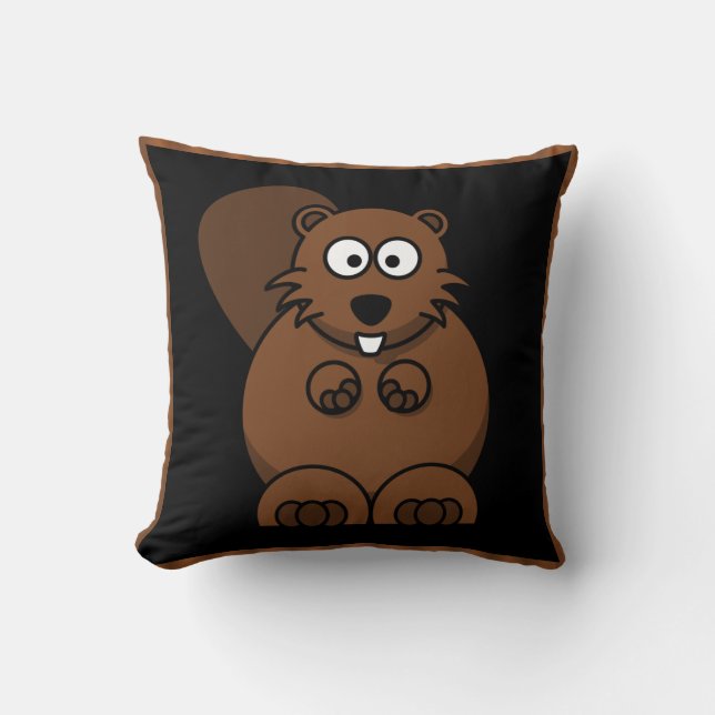 Almohada de tiro del castor (Anverso)