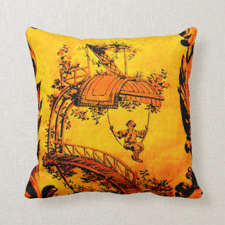 almohada de tiro del chinoiserie