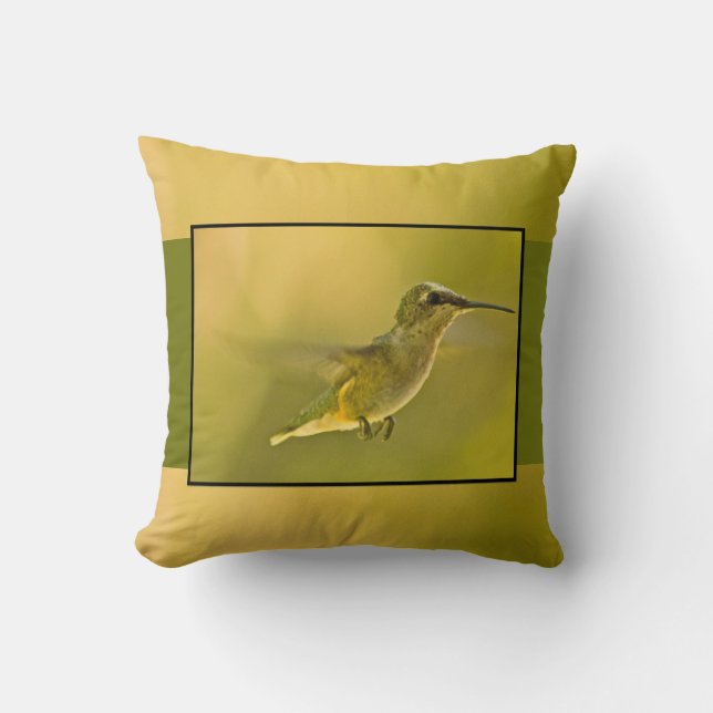 almohada de tiro del colibrí (Anverso)