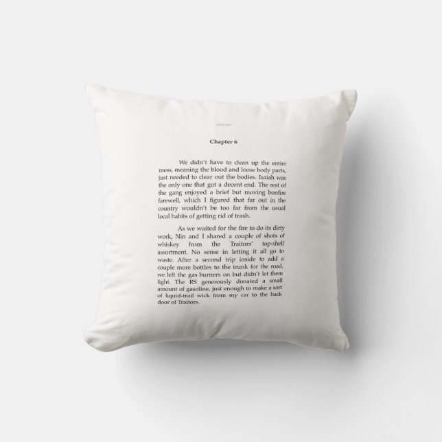 Almohada de tiro del EXTRACTO de los TRAIDORES (Anverso)