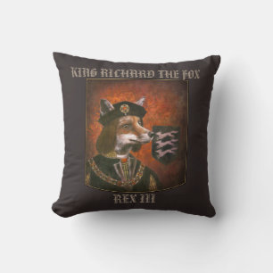 Almohada de tiro del Fox de rey Richard III