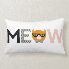 Almohada de tiro del gato del maullido