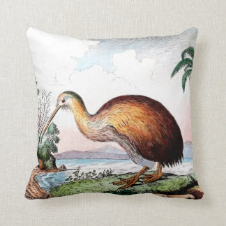 almohada de tiro del pájaro del kiwi