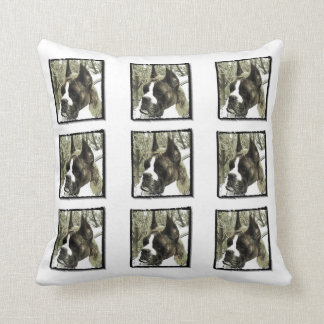 Almohada de tiro del perro del boxeador