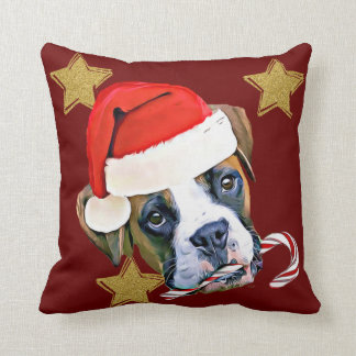 Almohada de tiro del perro del boxeador del