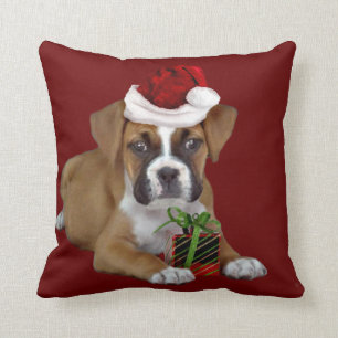 Almohada de tiro del perro del boxeador del