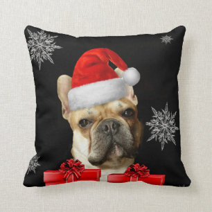 Almohada de tiro del perro del bulldog francés de