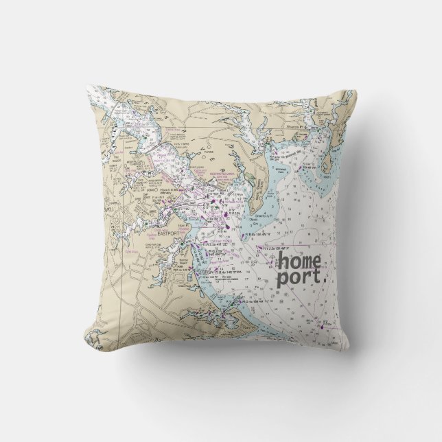 Almohada de tiro del puerto de origen de Annapolis (Anverso)