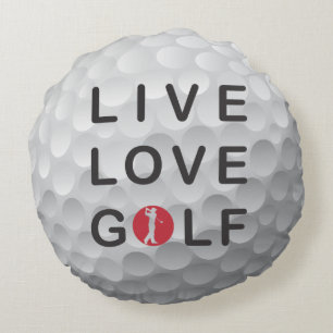 Almohada de tiro feliz del golf del lugar