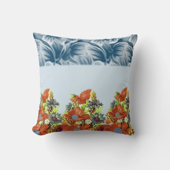 almohada de tiro Floral (Anverso)