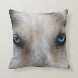 Almohada de tiro fornida de la foto del perro de