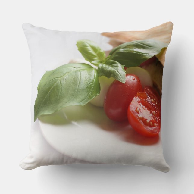 Almohada de tiro italiana de la comida (Anverso)