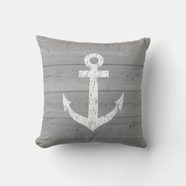 Almohada de tiro náutica de los paneles del ancla (Anverso)