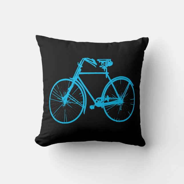 almohada de tiro negra fresca de la bicicleta de (Anverso)