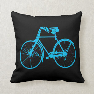 almohada de tiro negra fresca de la bicicleta de