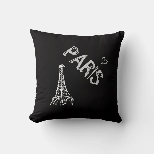 Almohada de tiro: PARÍS (Anverso)